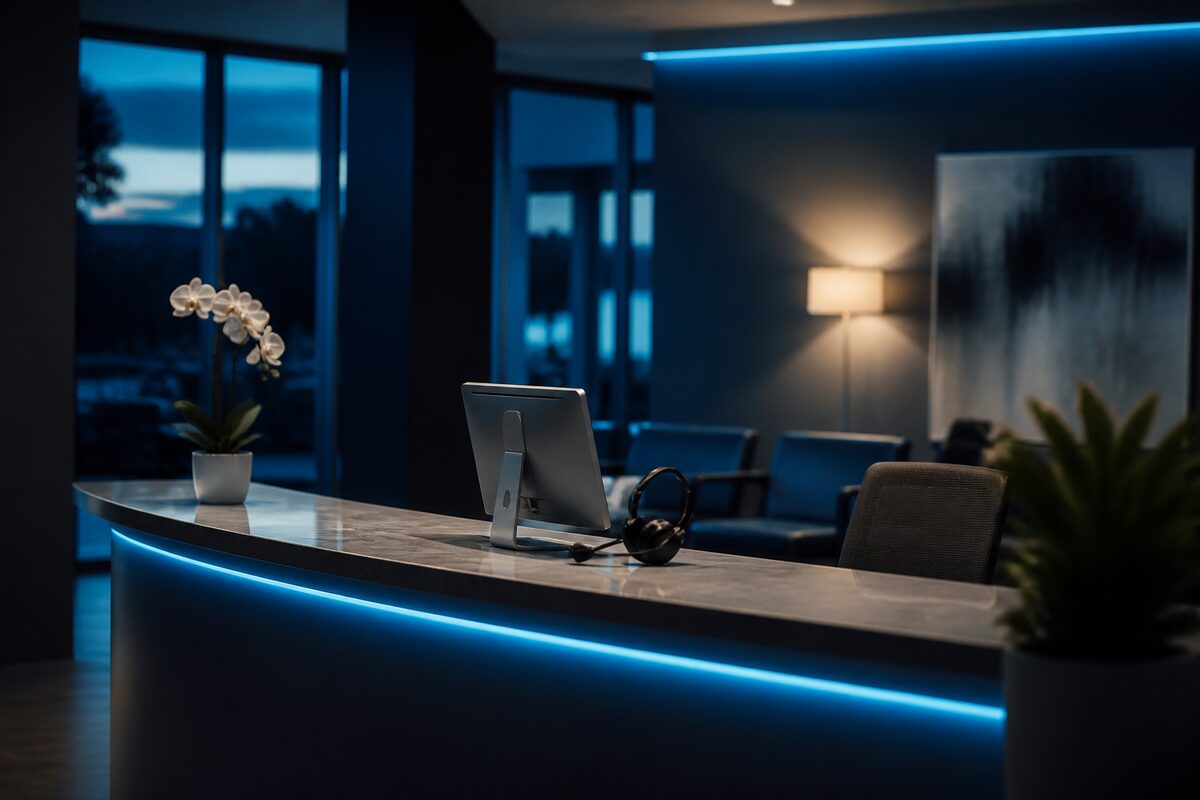 Modern clinic reception